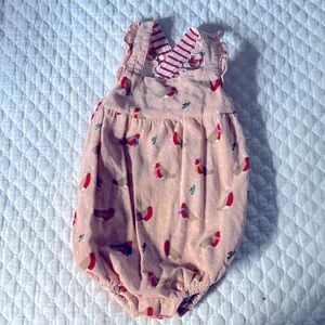 Baby Boden corduroy bubble romper 6-12m